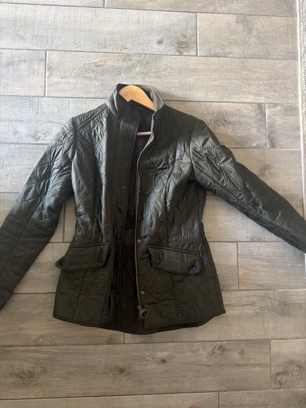 Barbour Quilted Jacket in Olive